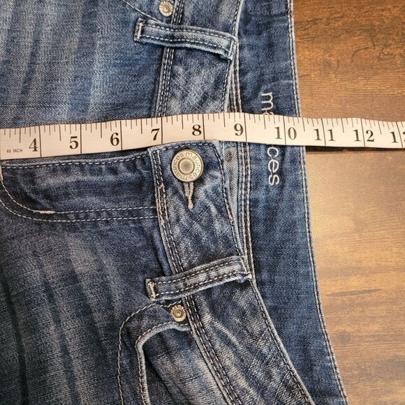 Maurices Jeans Size 8 R Low Rise Bootcut Medium Light Wash Stretch Denim Western - Picture 7 of 10